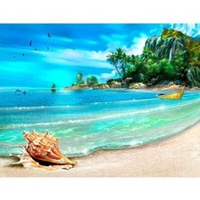 DIY 5D Diamond Painting by Number Kits, Painting Cross Stitch Supply 12x16 inch