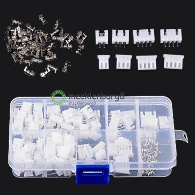 50 Set 2.54mm Pitch 2 pin 3 pin 4 pin Terminal Housing PCB Header Connector Wire