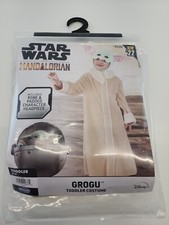 Baby Yoda Costume Toddler 2T-3T Halloween Grogu The Child Star Wars Mandalorian
