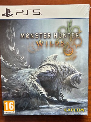 MONSTER HUNTER WILDS STEELBOOK LIMITED EDITION PS5 DEUTSCH NEU 100% UNCUT