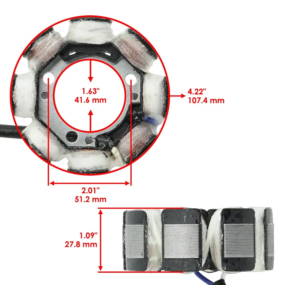 Estator e gaxeta para Honda CRF450R CRF 450R 2002-2003 - Imagem 2 de 4
