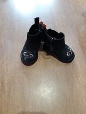 Wonder Nation Toddler Black Cat Boots Size 2 031124 I319T16