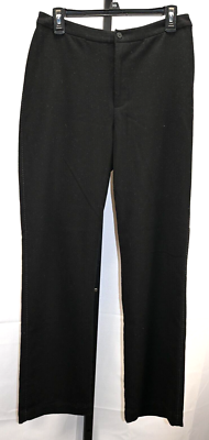 R REI Women's Black Pants Size 8 RN#37249 Polyester, Rayon
