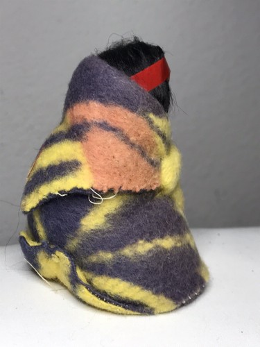 Vintage Lot Of 3 Skookum Indian Native American Doll ~ Wrapped In Blanket - Picture 18 of 22