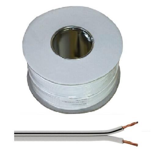 100m of White 79 Strand HiFi Speaker Cable on Reel