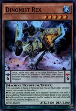 2016 Yu-Gi-Oh Breakers of Shadow #BOSHEN029 Dinomist Rex SR