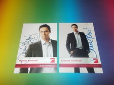 2 x Daniel Aminati signed autograph autograph autograph card