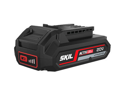 SKIL 18 V 2,0 Ah-Lithium-Ionen-Akku 20V Max, Nettogewicht Akku 0.4 kg