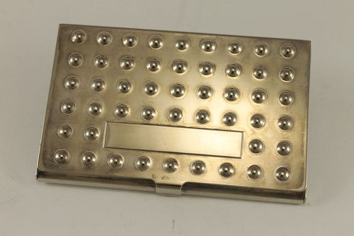 Vintage Metal Cigarette Case 1970's - Picture 2 of 7