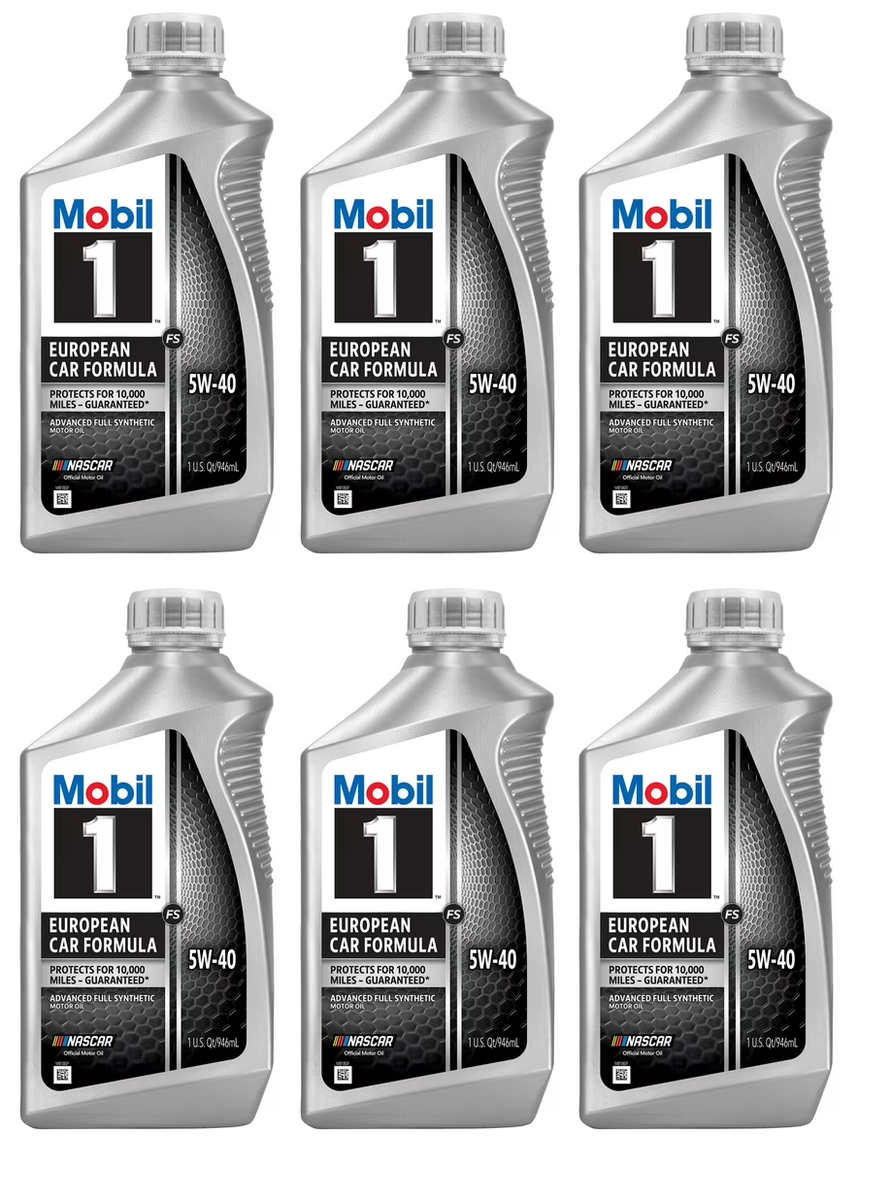 Mobil 1 European Car Formula Full Synthetic 5W-40 (6 Quarts