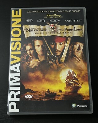 DIE PIRATEN DER KARIBIK ''DER FLUCH DES ERSTEN MONDES'' - DVD ITA auf Italienisch