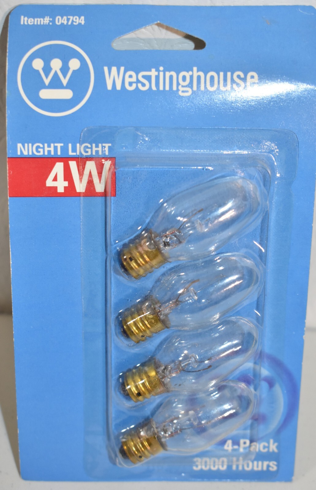 Westinghouse Night Light Bulb 4 W  Candelabra 2 In. Clear