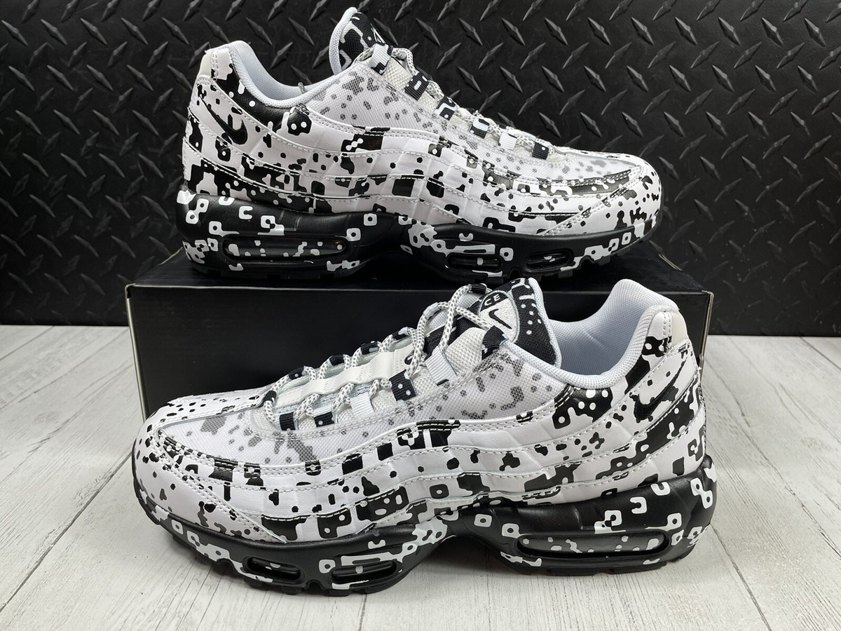 Size 10.5-Nike Air Max 95 x Cav Empt Digi Camo White Black Stealth