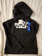 Puma Hoodies Kids Pullover, Black, Size L. 14/16 . New