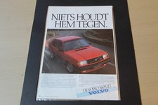 Original magazine advert: 1984 European VOLVO 360 GLT  frame-ready wall-art 