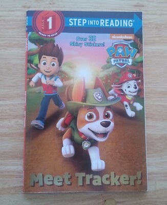 Step Into Reading Step 1 Paw Patrol Meet Tracker Paperback-New