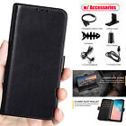 For Samsung Galaxy S10/S10e/S10 Plus Case Leather Wallet Phone Cover+Accessory
