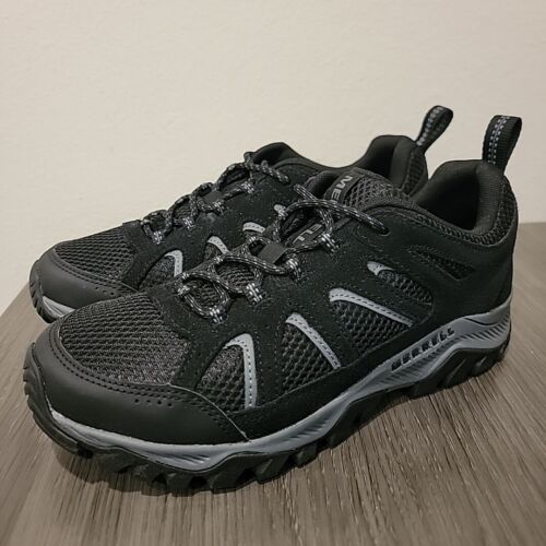 Scarpe da trekking basse Merrell Oakcreek nere da uomo taglia 8W J036305 abbigliamento sportivo attivo - Foto 4 di 8
