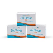 1 Pyrithione Zinc ZNP Bar Soap - DermaHarmony 4 oz 3 Bars 