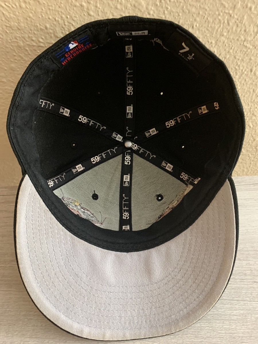New Era Yankees NY Chrome Hearts Hat Cap Custom Fitted 7 1/2 New Era Yankees NY Chrome Hearts Hat Cap Custom Fitted 7 1/2