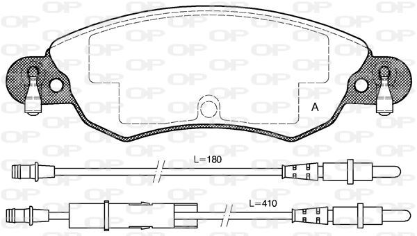 Plaquettes de frein Citroën C5 I silencieuses à haute performance thermique