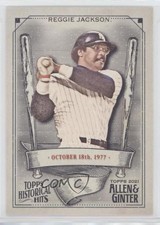 2021 Topps Allen & Ginter's Historical Hits Reggie Jackson #HH-3 HOF 0f6k