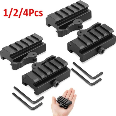 VASTFIRE Zielfernrohr Höhen Adapter 5 Slot für Erhöhung Picatinny Schiene Montage