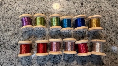 Masala Newton Japanese Metallic Thread 12 Spool Bundle NIP No Longer Sold