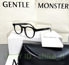 GentleMonster Maison Margiela x MM009 01 Sunglasses Black Frame Clear Lenses