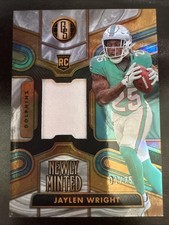 1st on Print - Jaylen Wright 2024 Gold Standard - Newly Minted #NMM-JWT RC /75