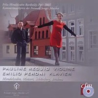 Pauline Reguig & Emilio Peroni | Mendelssohn/Mozart/SchöNberg/Brahms | Audio-Cd