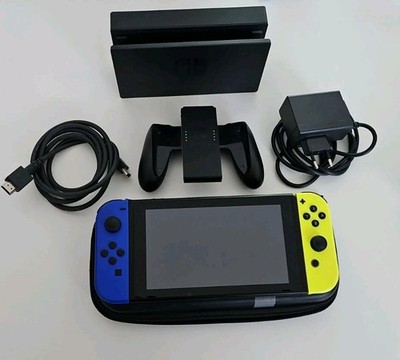Nintendo Switch Konsole V2 | JOY CON BLAU GELB | TOP| BLITZVERSAND 