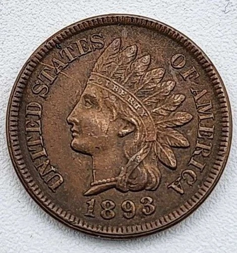 1893 Indian Head Cent — photo from another recent sale