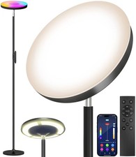 Double Side Lighting Led Floor Lamp with Remote Smart App 36W/2600LM Bright T...