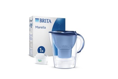 Brita Marella Cool Water Filter Jug 2.4L + 1 Maxtra Pro All-In-1 Filter Blue