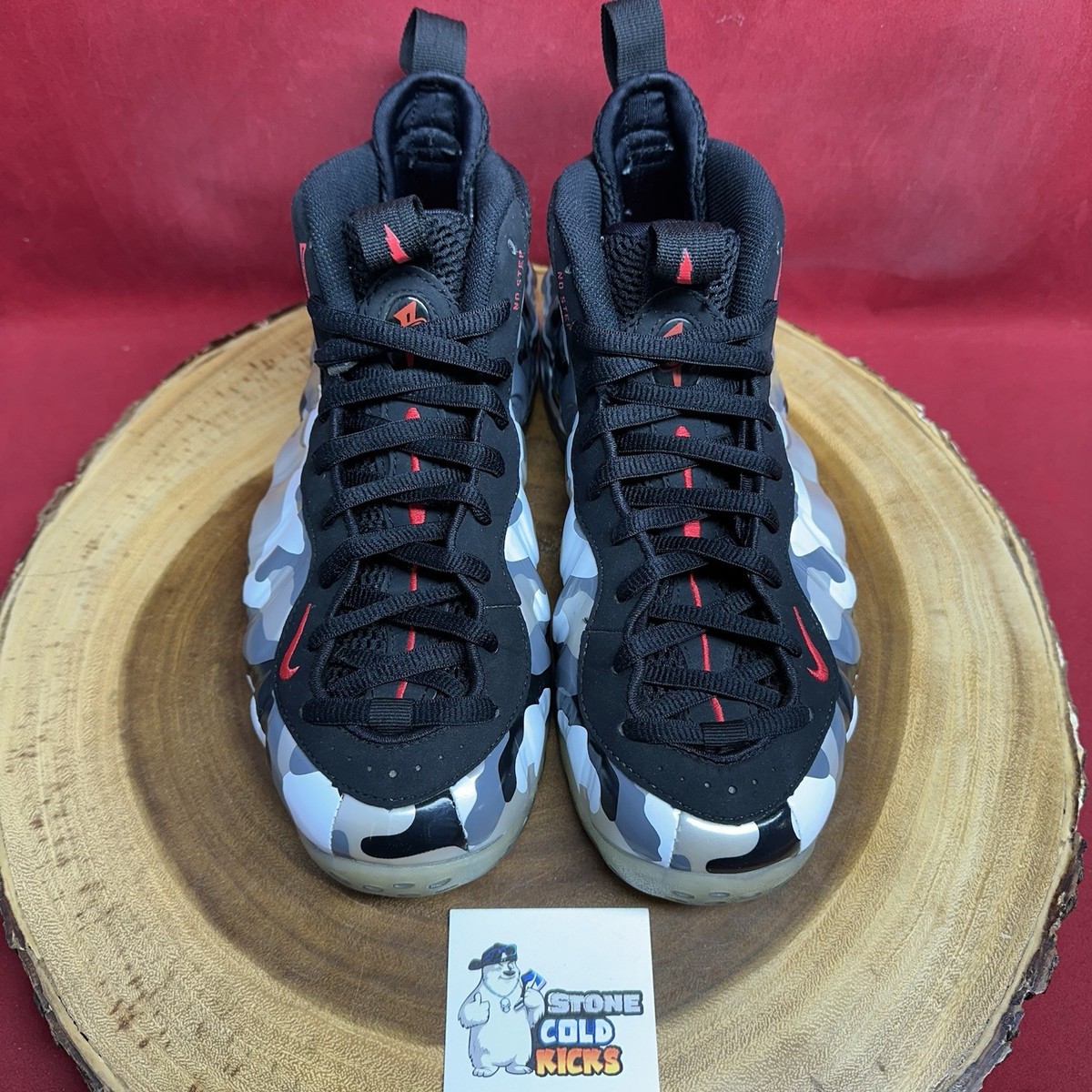 Nike Air Foamposite One PRM Fighter Jet 575420-001 Size 8 I III IV