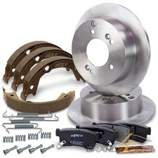 ATEC 2x BREMSSCHEIBE +BELÄGE +BREMSBACKEN HINTEN FÜR HYUNDAI TUCSON KIA SPORTAGE
