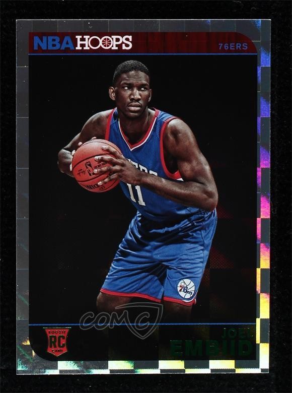 2014-15 NBA Hoops Green Joel Embiid #263 Rookie RC