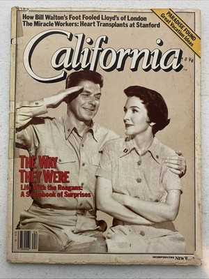 RARE VTG California Magazine April 1983 Reagan s Ronald Nancy Reagan Bill Walton