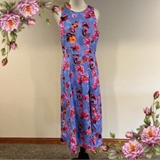 Banana Republic Floral Midi Sleeveless Dress size 6