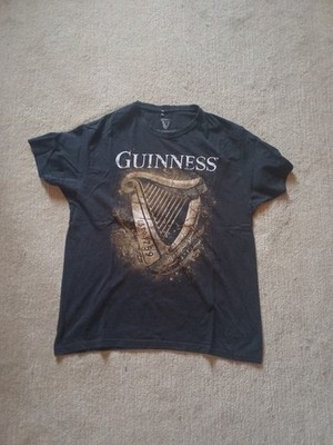 Guinness T-Shirt In Schwarz Gr. XL 100% Baumwolle Neuwertig