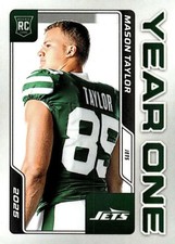 2025 Panini Instant NFL Year One Mason Taylor Rookie RC Card SP Prizm 1/180