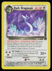 Dark Dragonair 33/82 Team Rocket Uncommon Pokémon Card