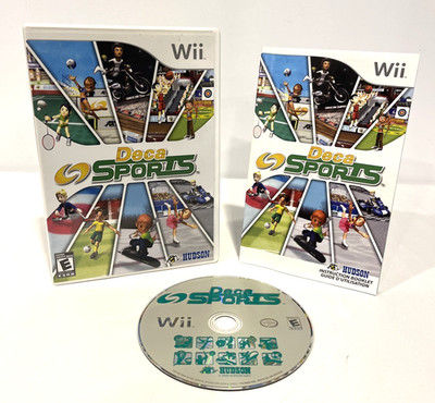 DECA SPORTS NINTENDO WII EVERYBODY MOVE YOUR BODY! COMPLETE SET 2008 HUDSON SOFT