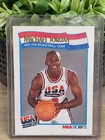 Michael Jordan Team USA Olympics Portrait Card 1991-1992 NBA Hoops #579