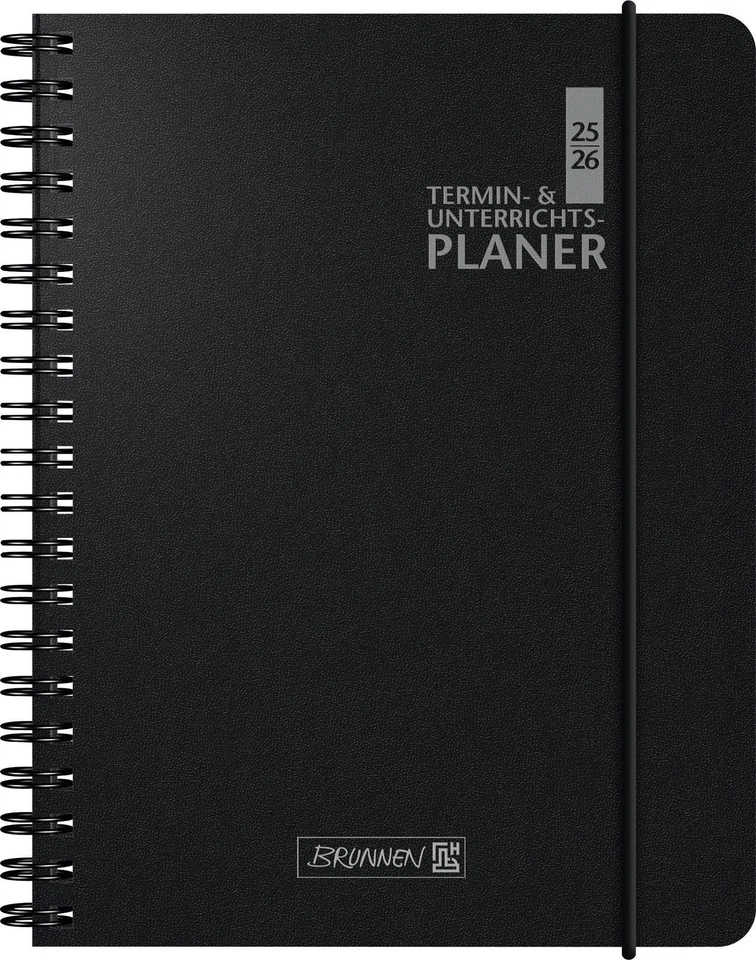 BAIER & SCHNEIDER BRUNNEN Termin- & Unterrichtsplaner (2025/2026), 2 Seiten = 1 Woche, A5, 224 Sei