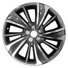 For Acura Mdx 17 10 Spiral-spoke Black 20x8 Alloy Factory Wheel Remanufactured For Acura Mdx 17 10 Spiral-spoke Black 20x8 Alloy Factory Wheel Remanufactured