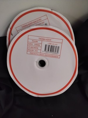 KLETTBAND ZUM AUFNÄHEN  In Schwarz- 25 Meter Rolle 