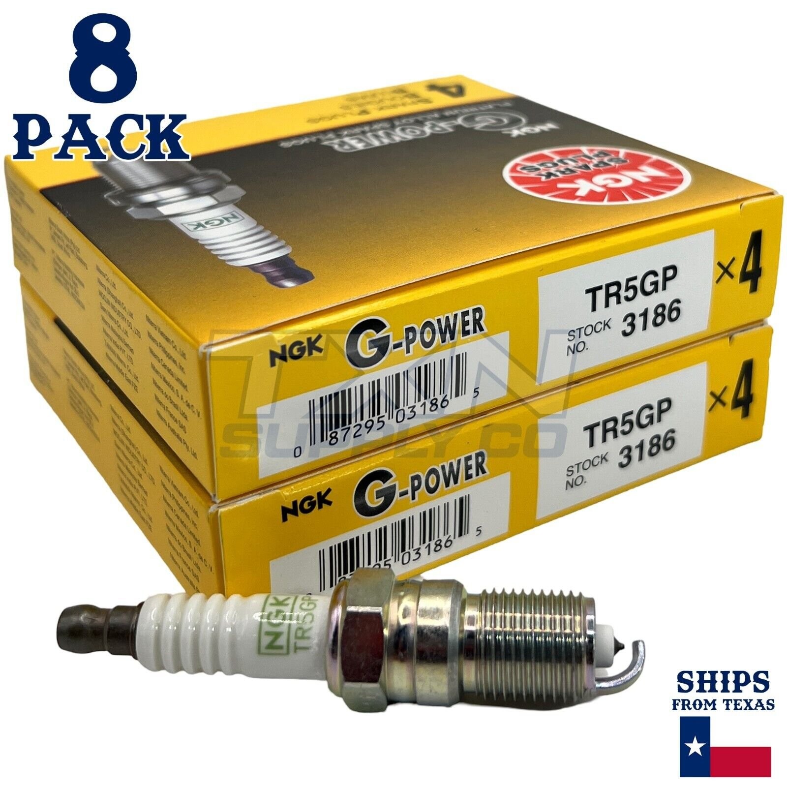 8 Pack NGK G-Power Spark Plugs for 2001-2019 Chevrolet Silverado 2500 HD 6.0L