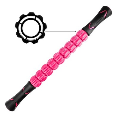 Massageroller Muskel Roller Stick Tiefenmassagerolle Triggerpunkte Rosa Physio
